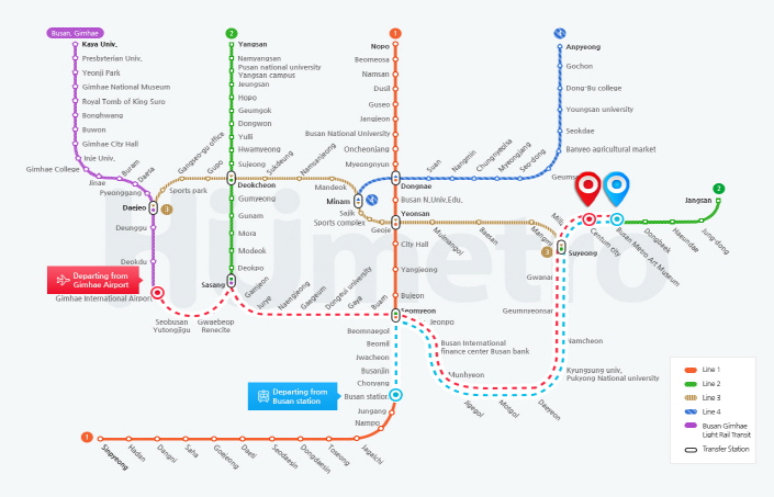 subway map by English