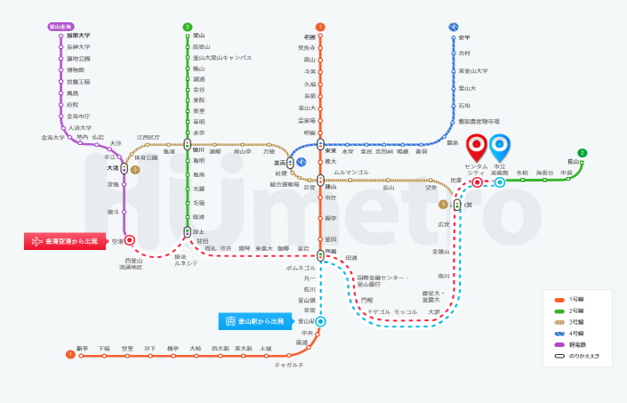 subway map by Japanes